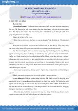 Đề thi giữa kì 1 Văn 8 - Đề số 12